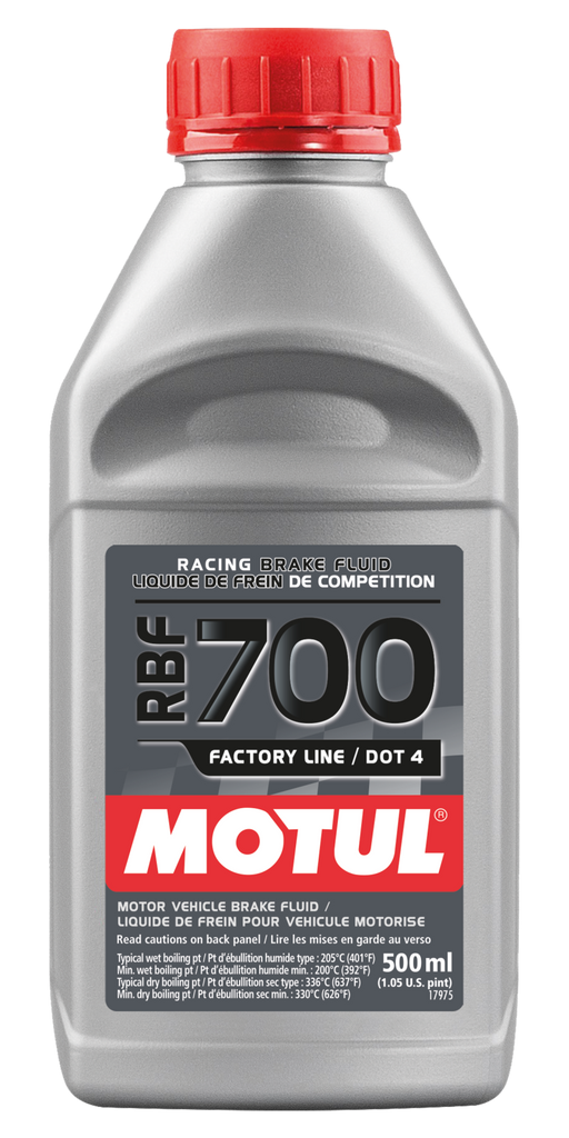 Líquido de frenos Motul 1/2L RBF 700 - Racing DOT 4