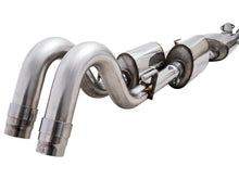 Cargar imagen en el visor de la galería, AWE 16-22 Toyota Tacoma 0FG Catback Exhaust w/ BashGuard - Dual Chrome Silver Tips