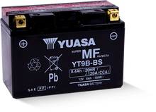 Cargar imagen en el visor de la galería, Yuasa YT9B-BS Maintenance Free 12 Volt AGM Battery (Bottle Supplied)