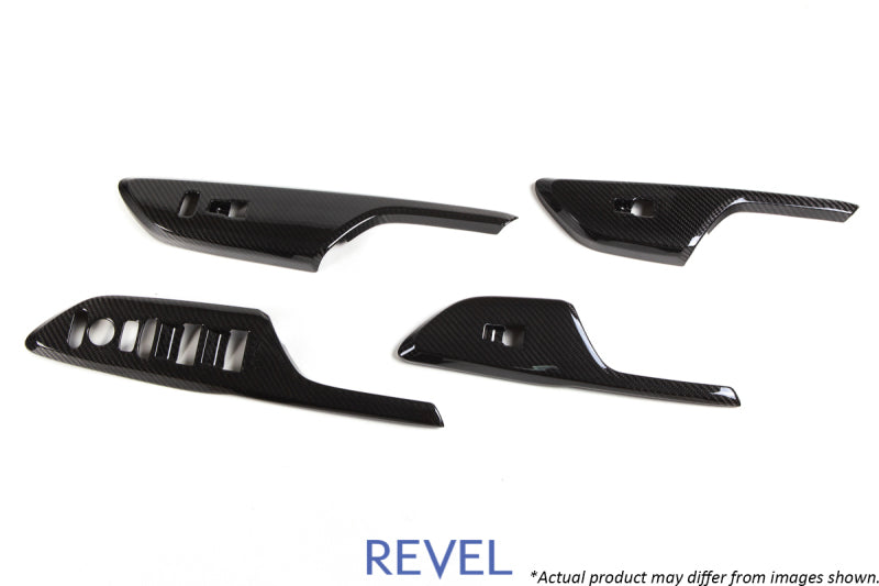 Paneles de interruptores de ventana de carbono seco Revel GT (FL/FR/RL/RR) Honda Civic 16-18 - 4 piezas