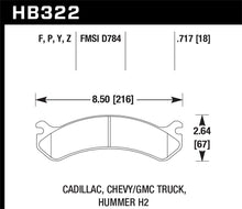 Cargar imagen en el visor de la galería, Hawk Chevy / GMC Truck / Hummer LTS Street Front Brake Pads