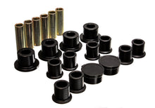 Load image into Gallery viewer, Energy Suspension 98-11 Ford Ranger Black Rear Leaf Spring Bushing Set