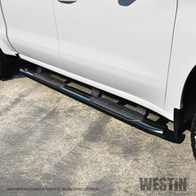 Cargar imagen en el visor de la galería, Westin 2019 Chevrolet Silverado/Sierra 1500 Crew Cab Non LD PRO TRAXX 5 Oval Nerf Step Bars - Black