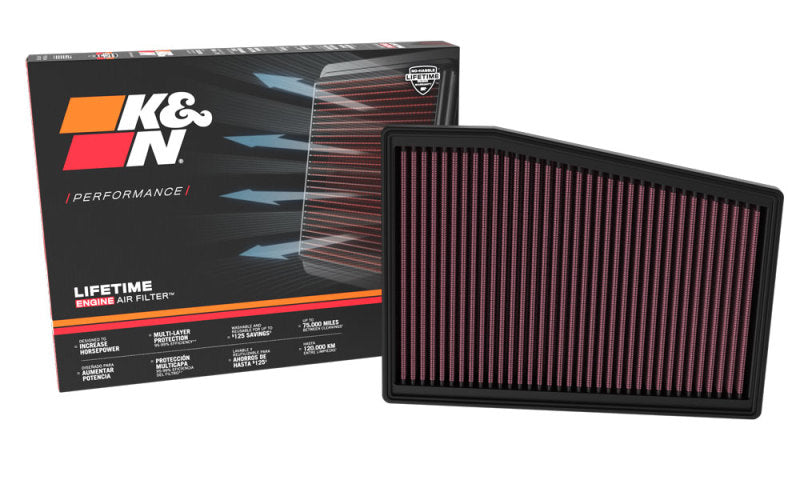 K&N 33-5128 Replacement Air Filter — Fits 2022-2024 Cadillac CT5 V Blackwing