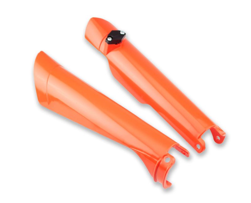 Cycra 01-15 KTM 125-625 SX/XC/SX-F/XC-F/XC-W/XCF-W/EXC-F/MXC-G/XC-G/SXC Performance Fork Guard- Org (1CYC-6902-22)