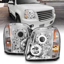 Cargar imagen en el visor de la galería, ANZO 2007-2014 Gmc Yukon Projector Headlights w/ Halo Chrome (CCFL)