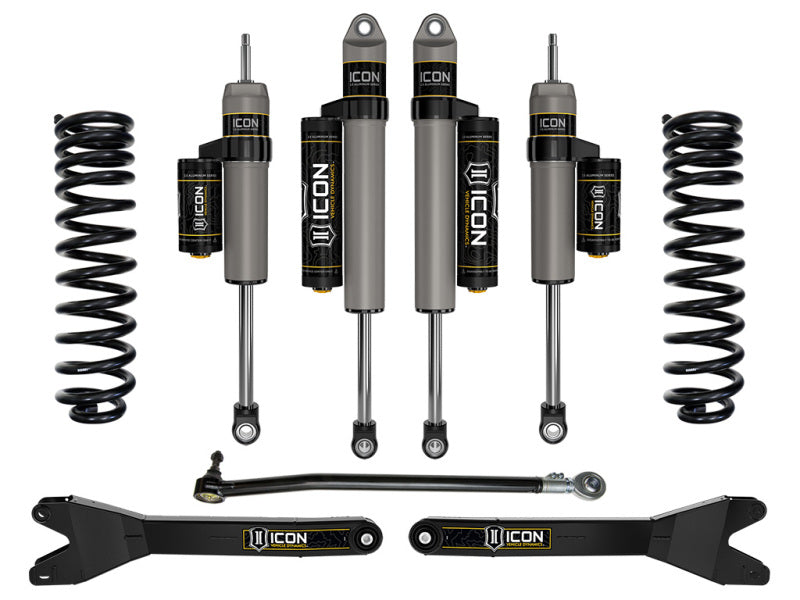 ICON Stage 3 2.5in Suspension Lift System w/ Radius Arms — Fits 2023 Ford F-250/F-350 Super Duty