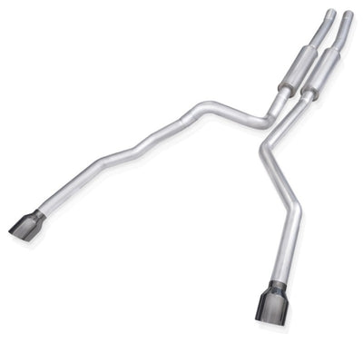 Stainless Works 2021 Ram TRX 6.2L Legend Catback — Black Chrome Tips