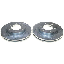 Cargar imagen en el visor de la galería, Power Stop 19-22 Ford Ranger Front Evolution Drilled &amp; Slotted Rotor - Pair