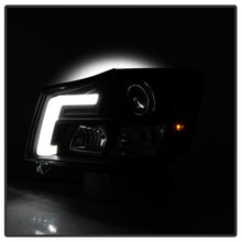 Cargar imagen en el visor de la galería, Spyder 04-15 Nissan Titan / 04-07 Nissan Armada V2 Projector Headlights - Black PRO-YD-NTI04-DRL-BK