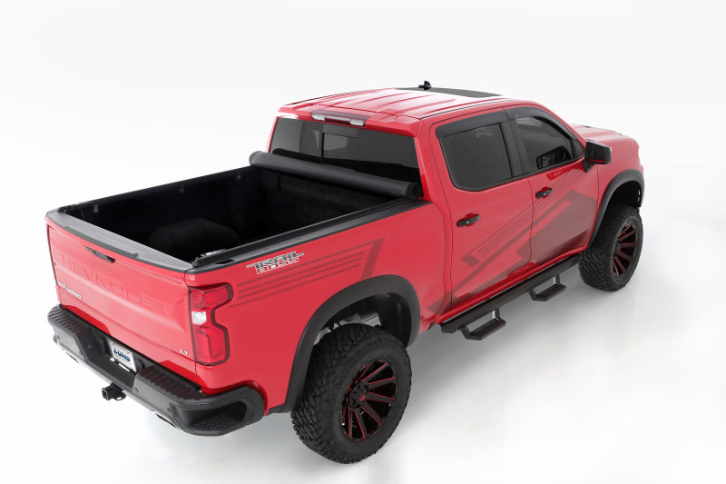 Lund 19-23 Chevrolet Silverado 1500 (5.5ft. Bed) Genesis Elite Roll Up Tonneau Cover - Black