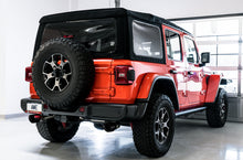 Cargar imagen en el visor de la galería, AWE Tuning 2018+ Jeep Wrangler JL/JLU Tread Edition Axle-Back Dual Exhaust - Diamond Black Tips