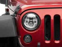 Cargar imagen en el visor de la galería, Raxiom 97-18 Jeep Wrangler TJ/JK Axial Series LED Daymaker Headlights- Chrome Housing (Clear Lens)