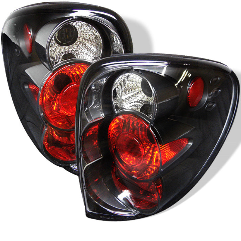 Luces traseras de estilo europeo Spyder Dodge Caravan/Grand Caravan 01-07, color negro ALT-YD-DC01-BK