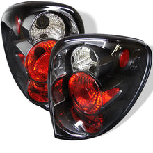 Cargar imagen en el visor de la galería, Luces traseras de estilo europeo Spyder Dodge Caravan/Grand Caravan 01-07, color negro ALT-YD-DC01-BK