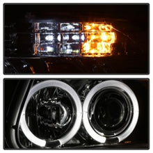 Cargar imagen en el visor de la galería, Faros delanteros de proyector Spyder Ford Explorer 95-01, LED Halo Chrm PRO-YD-FEXP95-HL-1PC-C