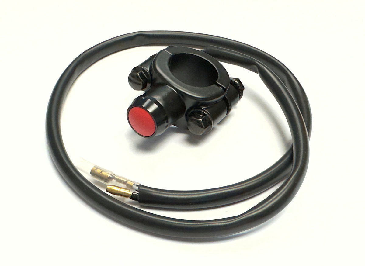 K&S Momentary Switch Universal RED Button (12-0301)