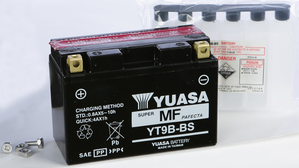 Yuasa Battery YT9B-BS Maintenance Free (YUAM629B4)