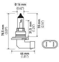 Cargar imagen en el visor de la galería, Hella Optilux HB4 9006 12V/55W XY Xenon Yellow Bulb