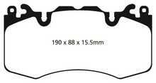 Cargar imagen en el visor de la galería, EBC 13+ Land Rover Range Rover 3.0 Supercharged Greenstuff Front Brake Pads