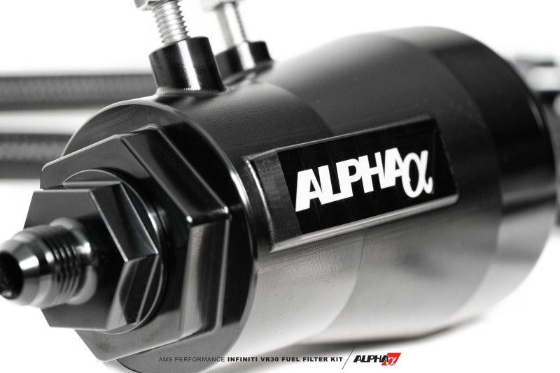 AMS Performance Red Alpha Flex Fuel Filter Kit — Fits Infiniti Q50/Q60
