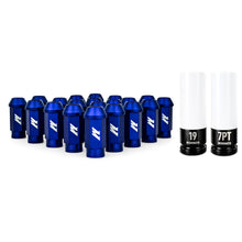 Cargar imagen en el visor de la galería, Mishimoto Aluminum Locking Lug Nuts M12x1.25 20pc Set Blue