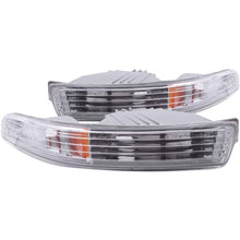 Cargar imagen en el visor de la galería, ANZO 1994-1997 Acura Integra Euro Parking Lights Chrome w/ Amber Reflector