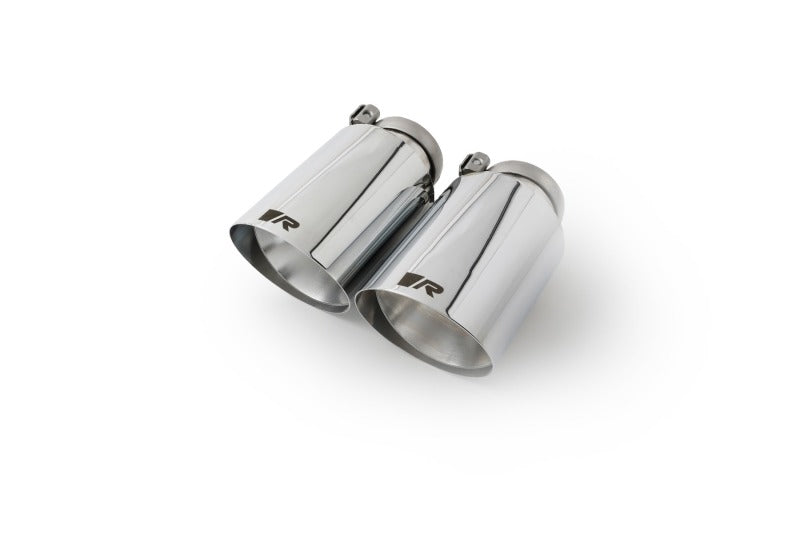 Remus 102mm Angled Straight Cut Chrome Tail Pipe Set (Pair) — Fits Universal