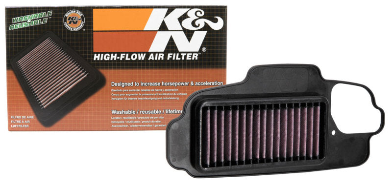 K&N HA-1219 High-Flow Replacement Air Filter — Fits 2019-2024 Honda Monkey 125cc