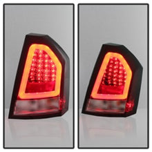 Cargar imagen en el visor de la galería, Spyder Chrysler 300C 08-10 V2 Light Bar LED Tail Lights - Red Clear ALT-YD-C308V2-LED-RC