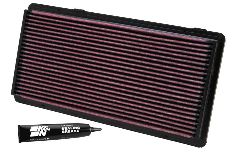 K&N 33-2122 Drop-In Air Filter — Fits 1996-2001 Jeep Cherokee 2.5L/4.0L