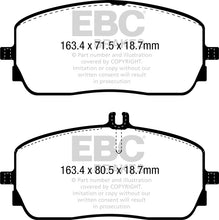 Cargar imagen en el visor de la galería, EBC 2019+ Mercedes-Benz A220 Sedan (V177) Yellowstuff Front Brake Pads