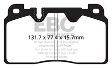 Cargar imagen en el visor de la galería, EBC 12+ Audi Q5 2.0 Turbo (Brembo) Redstuff Front Brake Pads