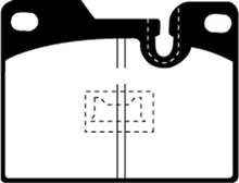 Cargar imagen en el visor de la galería, EBC 79-88 Porsche 924 2.0 Turbo Greenstuff Rear Brake Pads