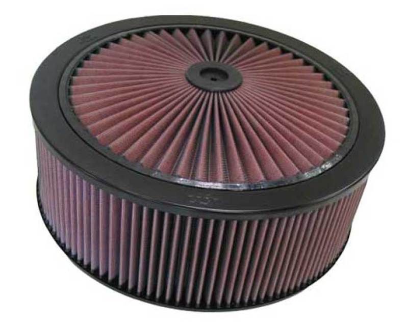 K&N X-Stream Air Filter Assembly - 14in OD, 5.125in Neck, 6.62in Height w/Vent — Universal Fit