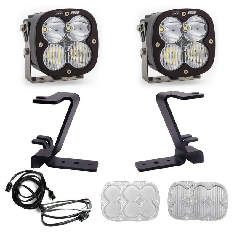 Baja Designs XL80 Drive/Combo A-Pillar LED Kit — Fits 2023-2025 Ford F-250/F-350 Super Duty
