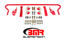 Cargar imagen en el visor de la galería, Kit de barra estabilizadora trasera hueca ajustable de 25 mm con bujes para Mustang BMR 11-14 S197 - Rojo