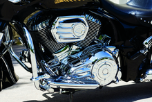 Load image into Gallery viewer, Kuryakyn Rear Oil Panel Accent Chrome Indian