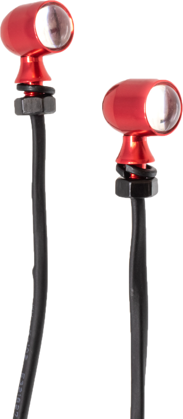 Letric Lighting 45C Mini LED RED White/Amber (LLC-45CR-WA)
