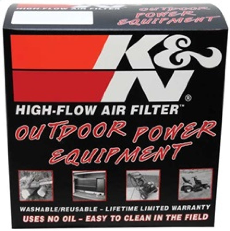 K&N NE-4552 Industrial Air Filter 1.875in ID x 3.5in OD x 7.125in H — Fits Kubota, John Deere, Bobcat