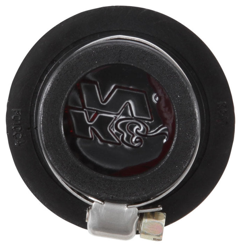 K&N 62-1370 Crankcase Vent Filter - 1in Flange ID Rubber Base Clamp-On
