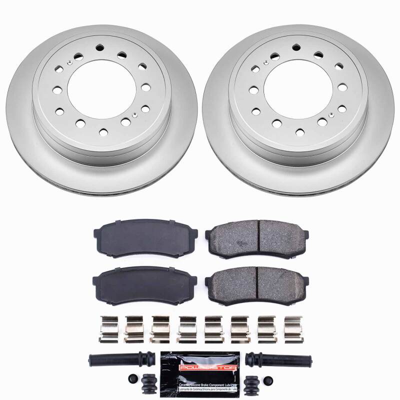 Power Stop 10-23 Lexus GX460 Rear Z23 Coated Brake Kit