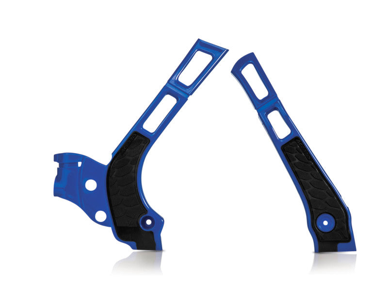 Protector de cuadro X Grip para Acerbis 21-24 Fantic XE/XX/ 05-24 Yamaha YZ125/250/ YZ125X/YZ250X - Azul/Negro