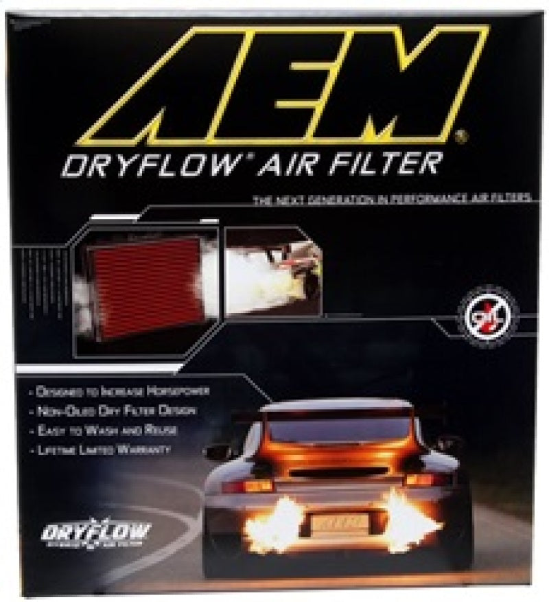 AEM DryFlow Air Filter — Fits 08-11 Lexus GS460, 13-20 GS350, GS450h, IS250, IS350, RC350