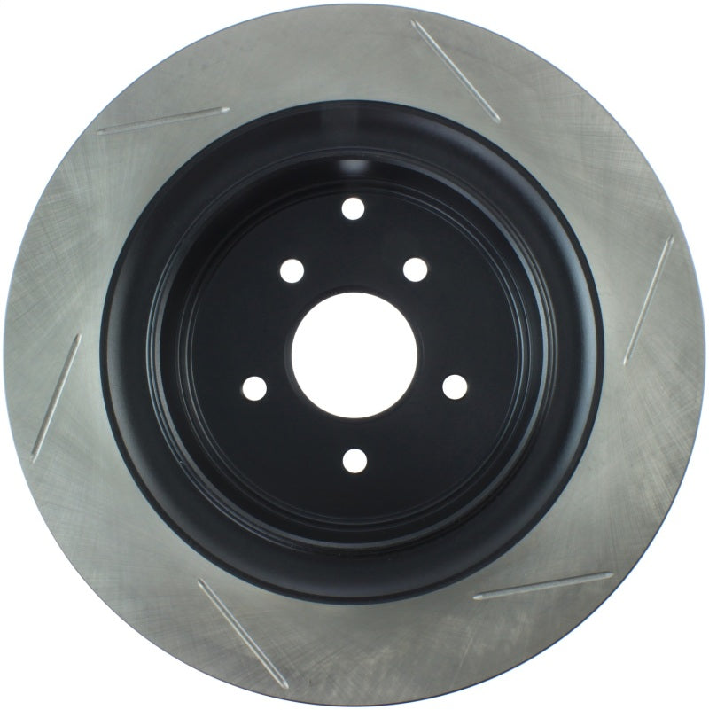 StopTech Power Slot Slotted Rear Right Rotor — Fits 2009-2013 Infiniti FX50