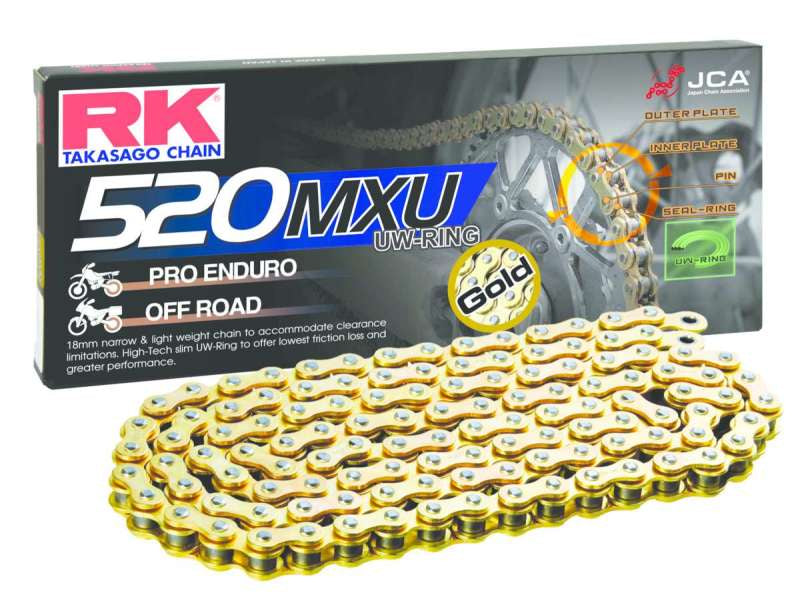 RK Chain GB520MXU-114L UW-Ring Chain - Gold