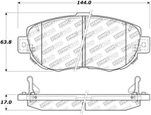 Cargar imagen en el visor de la galería, StopTech Street Touring 00-05 Lexus IS 250/300/350 Front Brake Pads