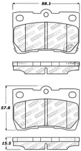 Cargar imagen en el visor de la galería, StopTech Performance 06 Lexus GS300/430 / 07-08 GS350 / 06-08 IS250/350 Rear Brake Pads