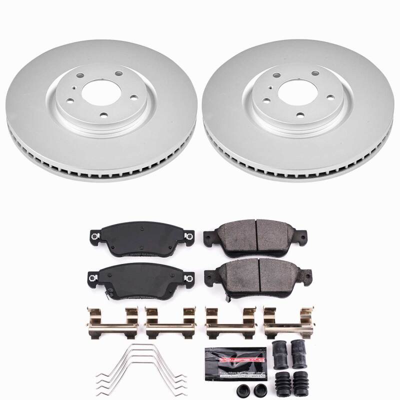 Power Stop 07-08 Infiniti G35 Front Z23 Coated Brake Kit