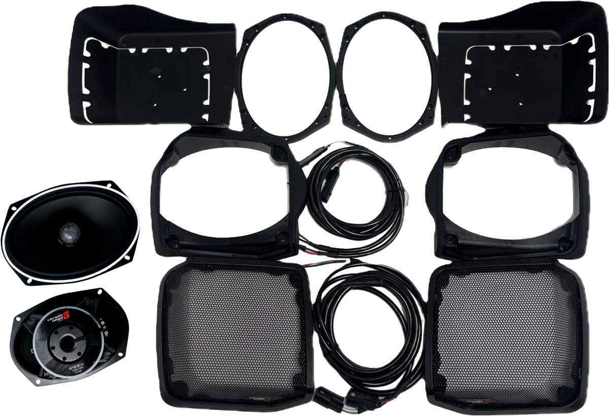 Cerwin Vega 6"X9" CUT in LID KIT w/ PH694 FLH/T 2014-2023 Bags (RPMPH694LK)